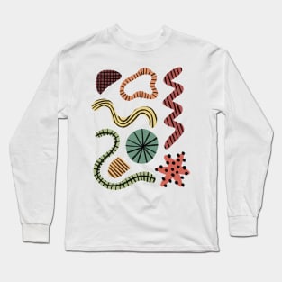 Colorful Shapes Long Sleeve T-Shirt